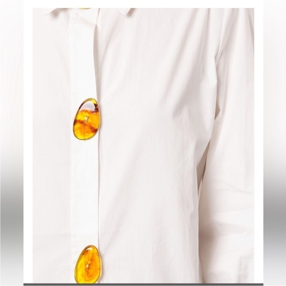 Atoir Moving To New York Shirt Ivory Size 6 NWT - Picture 4 of 5